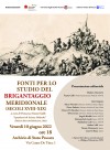 Pescara, 10 giugno 2022 | Archivissima | Fonti per lo studio del Brigantaggio Meridionale (secoli XVIII-XIX)