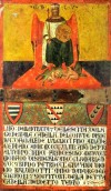 Il buon governo di Siena, biccherna di Ambrogio Lorenzetti.