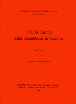 Fonti 28: I Libri Iurium della Repubblica di Genova. Vol. I/4