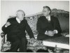 Aldo Moro con Giuseppe Ungaretti. Roma, 12 febbraio 1968 (Centro documentazione Archivio Flamigni, Fondo Aldo Moro, fotografie)
