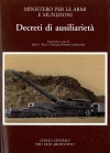 Strumenti 115: Ministero per le armi e munizioni. Decreti di ausiliarietà. Inventario   
