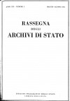 Rassegna degli Archivi di Stato, anno XVI,  n. 2, Roma, 1956