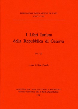 Fonti 27: I Libri Iurium della Repubblica di Genova. Vol. I/3