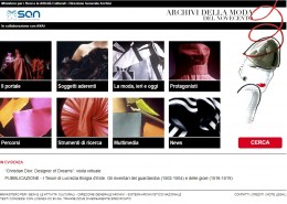 Di nuovo online il Portale degli archivi della moda del Novecento