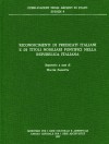 Sussidi 9:  Riconoscimenti di predicati italiani e di titoli nobiliari pontifici nella Repubblica italiana. Repertorio