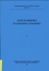 Saggi 18:  Studi in memoria di Giovanni Cassandro, Tomo I