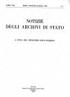 Notizie degli Archivi di Stato, anno VIII, 1948