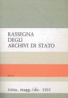 Rassegna degli Archivi di Stato, LI, mag./dic. 1991