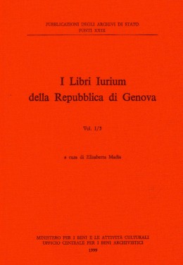 Fonti 29: I Libri Iurium della Repubblica di Genova. Vol. I/5