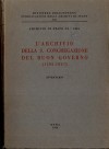 Pubblicazioni degli Archivi di Stato 20: L&#039;archivio della S. Congregazione del Buon Governo (1592-1847). Inventario