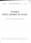 Notizie degli Archivi di Stato, anno XII, 1952